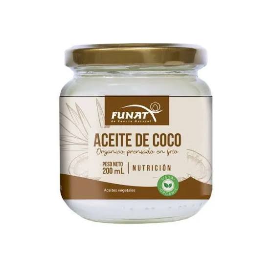ACEITE DE COCO ORGANICO X 200ML FUNAT
